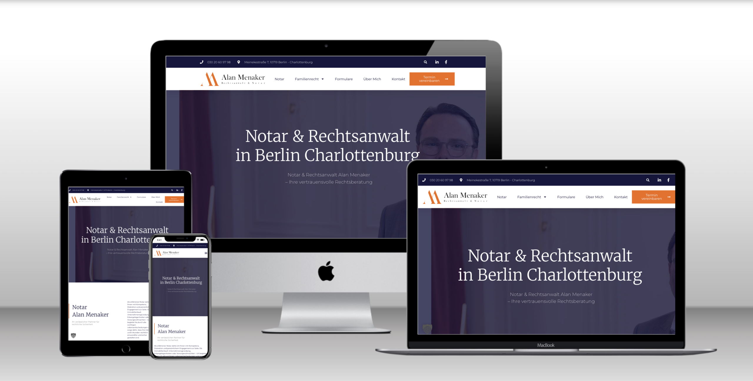 WordPress Website Relaunch Notar